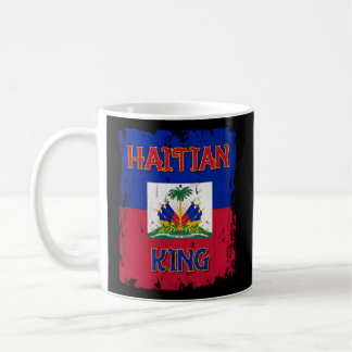 Taza De Café Rey Haitiano Bandera De Haití Emblema Escudo Haiti