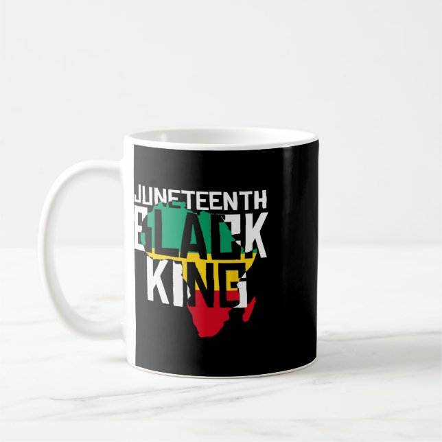 Taza De Café Rey negro de Juneteenth (Izquierda)