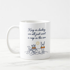 Taza De Café Rey o siesta de burro al sol