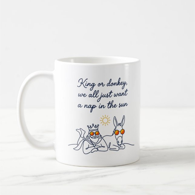 Taza De Café Rey o siesta de burro al sol (Izquierda)