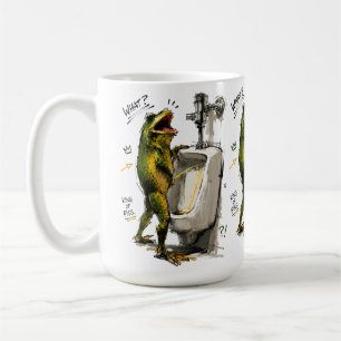 Taza De Café Rey Rana Humor de Baño