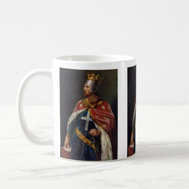Taza De Café Rey Ricardo Corazón de León  (Izquierda)