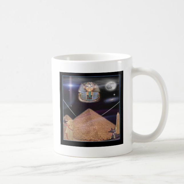 Taza De Café Rey Tut y Egipto (Derecha)