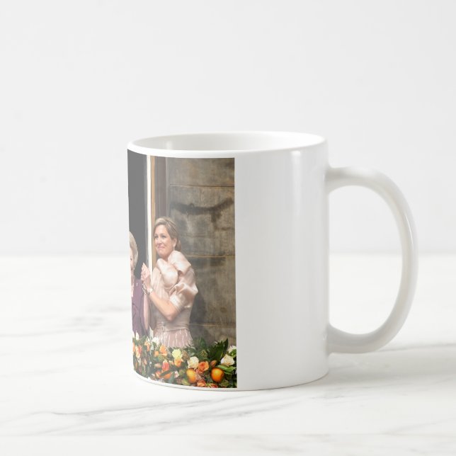 Taza De Café Rey Willem Alexander, Princesa Beatriz, Reina Max (Derecha)