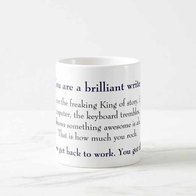Taza De Café Rey Writer Mug (Centro)