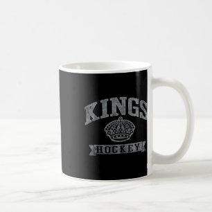 Taza De Café Reyes de Los Ángeles Hockey Vintage Dark Heather P