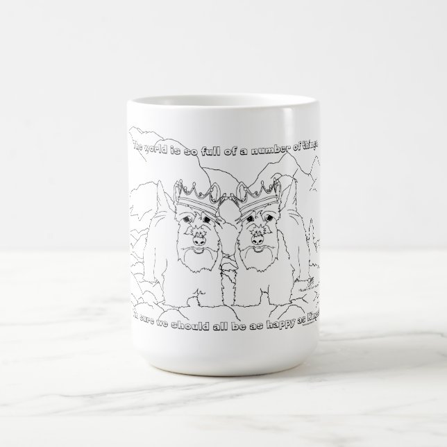 Taza De Café Reyes del perro Scottie (Centro)
