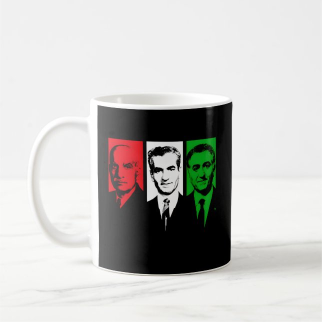 Taza De Café Reyes Pahlavi De Irán (Izquierda)