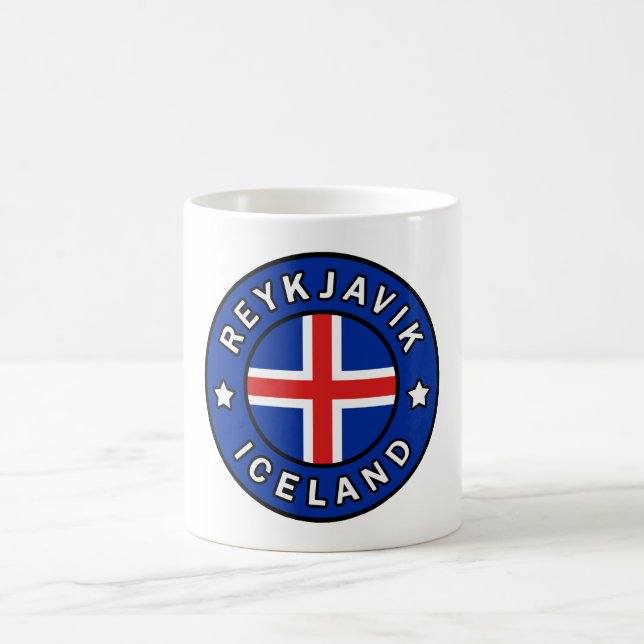 Taza De Café Reykjavik Islandia (Centro)