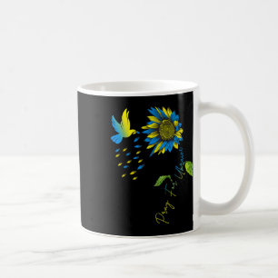 Taza De Café Reza Por Ucrania Girasol Bandera Ucraniana Ucrania