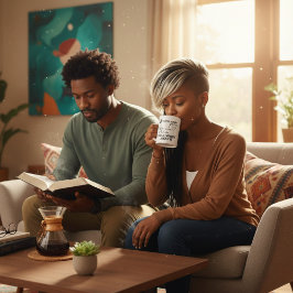 Taza De Café Reza y no te preocupes por la fe cristiana Inspira