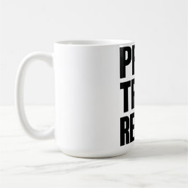 Taza De Café Rezar Entrenar Repetir – Motivación de Fitness Cri