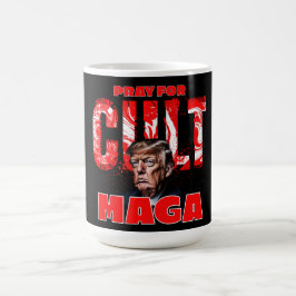 Taza De Café Rezar por el culto MAGA