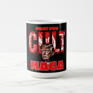 Taza De Café Rezar por el culto MAGA