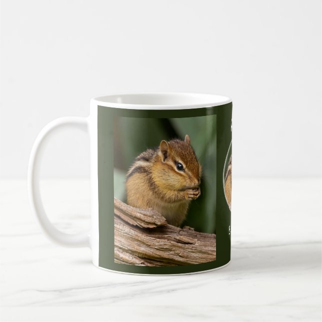 Taza De Café Rezar todos los días Chipmunk (Izquierda)