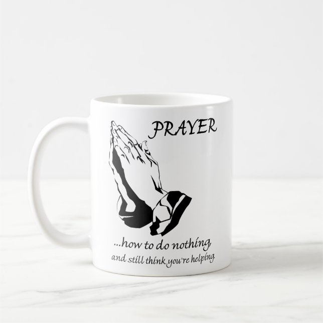 Taza De Café Rezo cómo no hacer nada (Izquierda)
