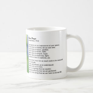 Taza De Café Rezo de la paz