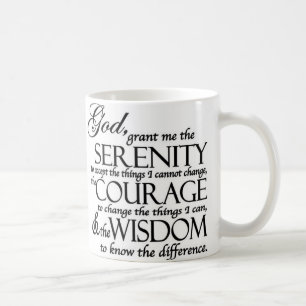Taza De Café Rezo de la serenidad