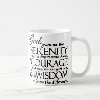 Taza De Café Rezo de la serenidad