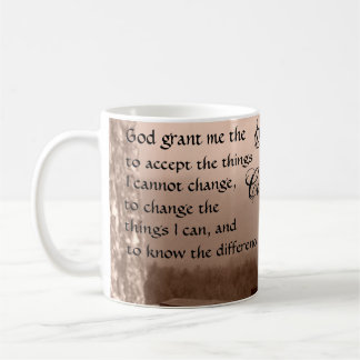 Taza De Café rezo de la serenidad