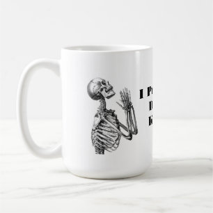 Taza De Café Rezo para que esto no me mate