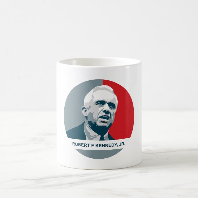 Taza De Café RFK para Presidente 2024 (Centro)