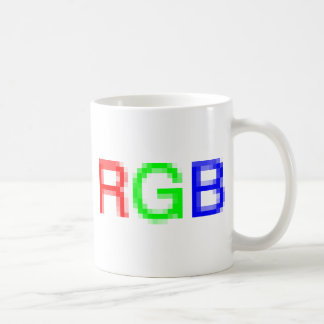 Taza De Café RGB-pixelated