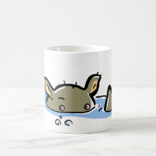 Taza De Café rhino bath mug