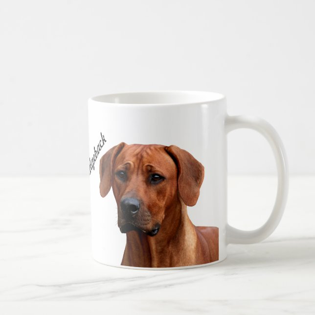 Taza De Café Rhodesian Ridgeback mok (Derecha)