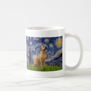 Taza De Café RhodesianRidgeback 2 - Noche estrellada