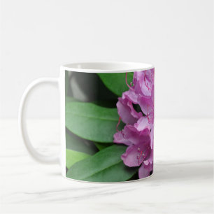Taza De Café Rhododendros de primavera rosada