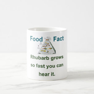 Taza De Café Rhubarb crece tan rápido - Hecho de la comida