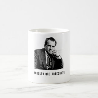 Taza De Café Richard Nixon Honestidad e integridad café Mug