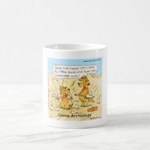 Taza De Café Rick London Divertida Arqueología Canina Cómic 