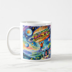Taza De Café Rick London Vegano Ve a Meateator En El Espacio Di
