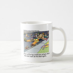 Taza De Café Rick sufre un ataque de sombrero Dibujos animados