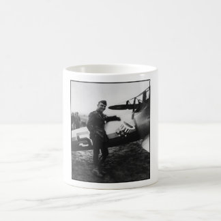 Taza De Café Rickenbacker que presenta con su avión