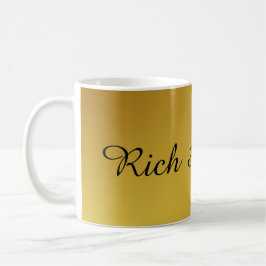 Taza De Café Rico como oro