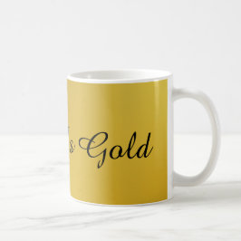 Taza De Café Rico como oro