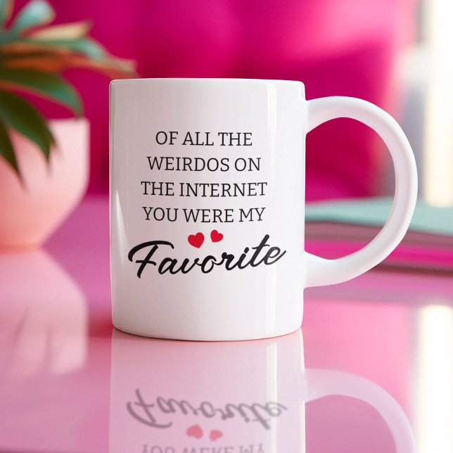 Taza De Café Ricos y divertidos de Internet Valentines (Subido por el creador)