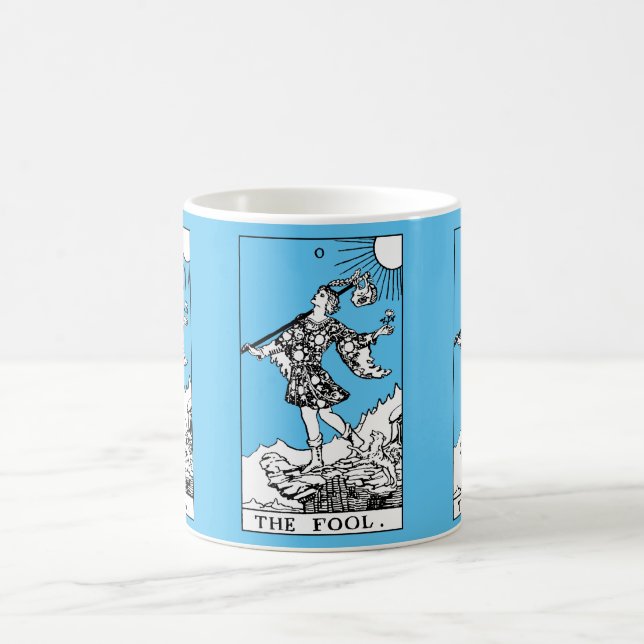 Taza De Café Rider Waite Tarot Mayor Arcana El Tonto (Centro)