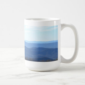 Taza De Café Ridge azul Vista