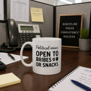 Taza De Café Ríe Humorístico Político Temporada de Elecciones I