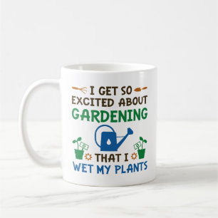 Taza De Café Riego Mis Plantas