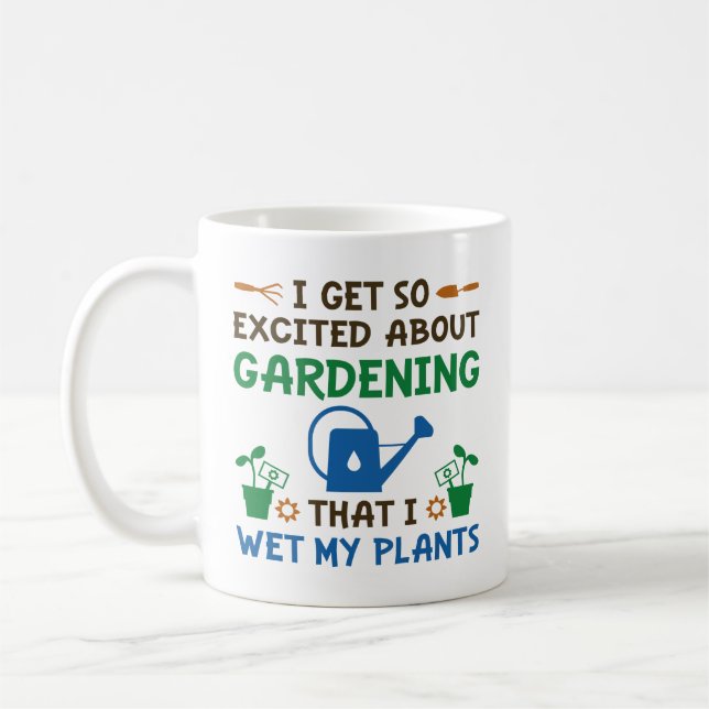 Taza De Café Riego Mis Plantas (Izquierda)