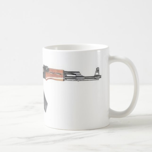 Taza De Café Rifle de asalto de AK47 (Derecha)