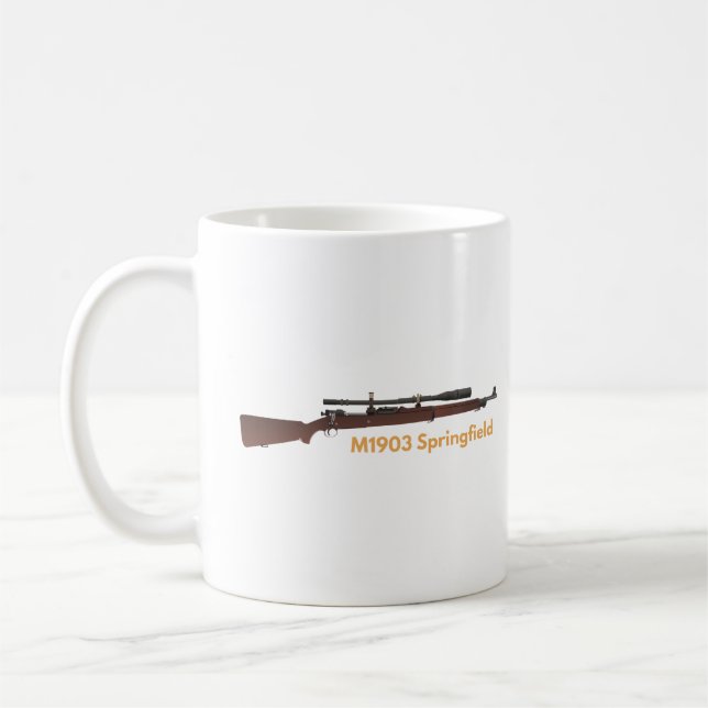 Taza De Café Rifle del francotirador M1903 (Izquierda)