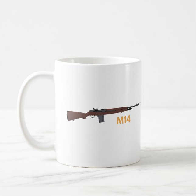 Taza De Café Rifle M14 (Izquierda)