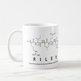 Taza De Café Riley peptido nombre mug
