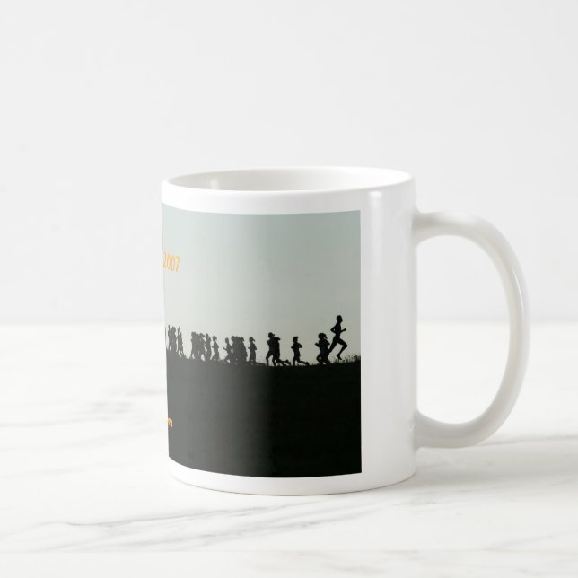 Taza De Café Rim_Rock_Farm_Hill, roca 2007, coche Huber del (Derecha)